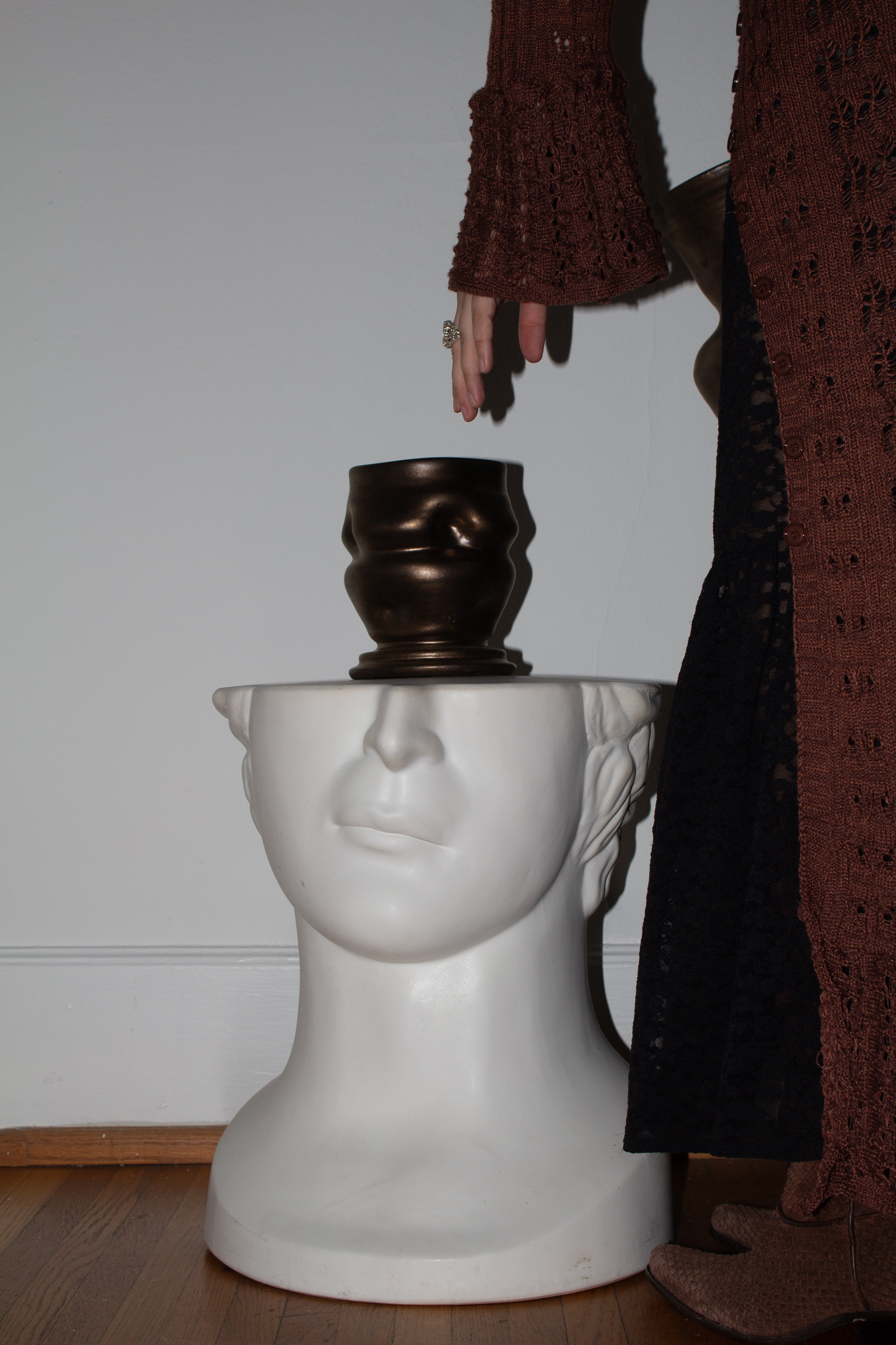 Thrown Pedestal Vase