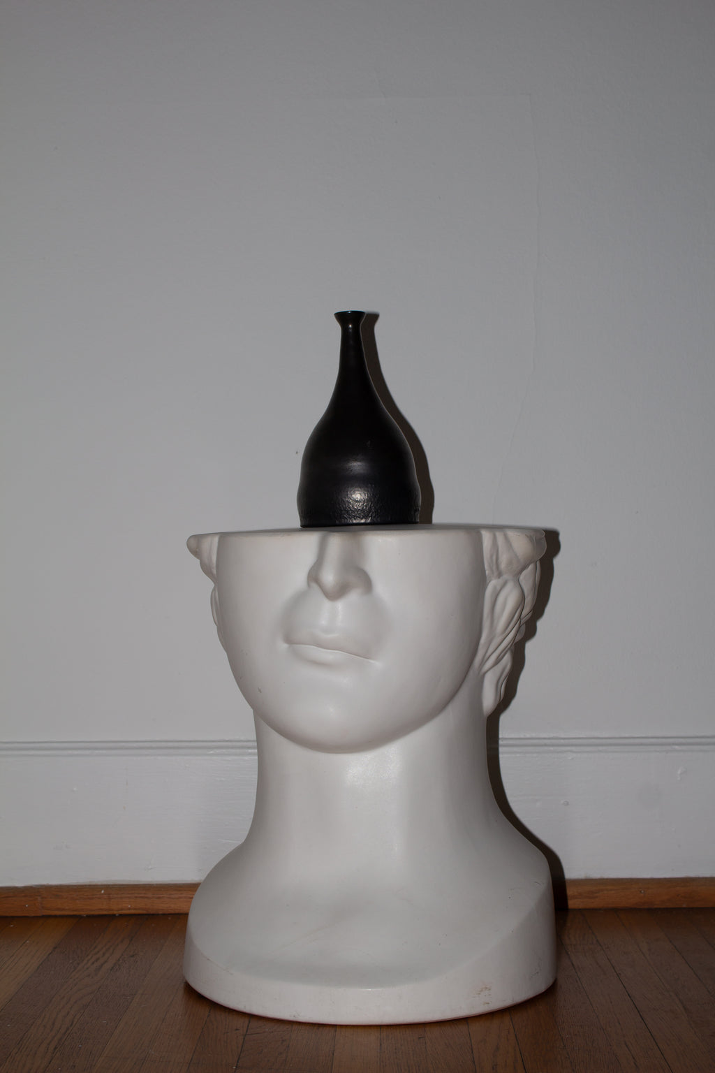 Long Neck Metallic Vase