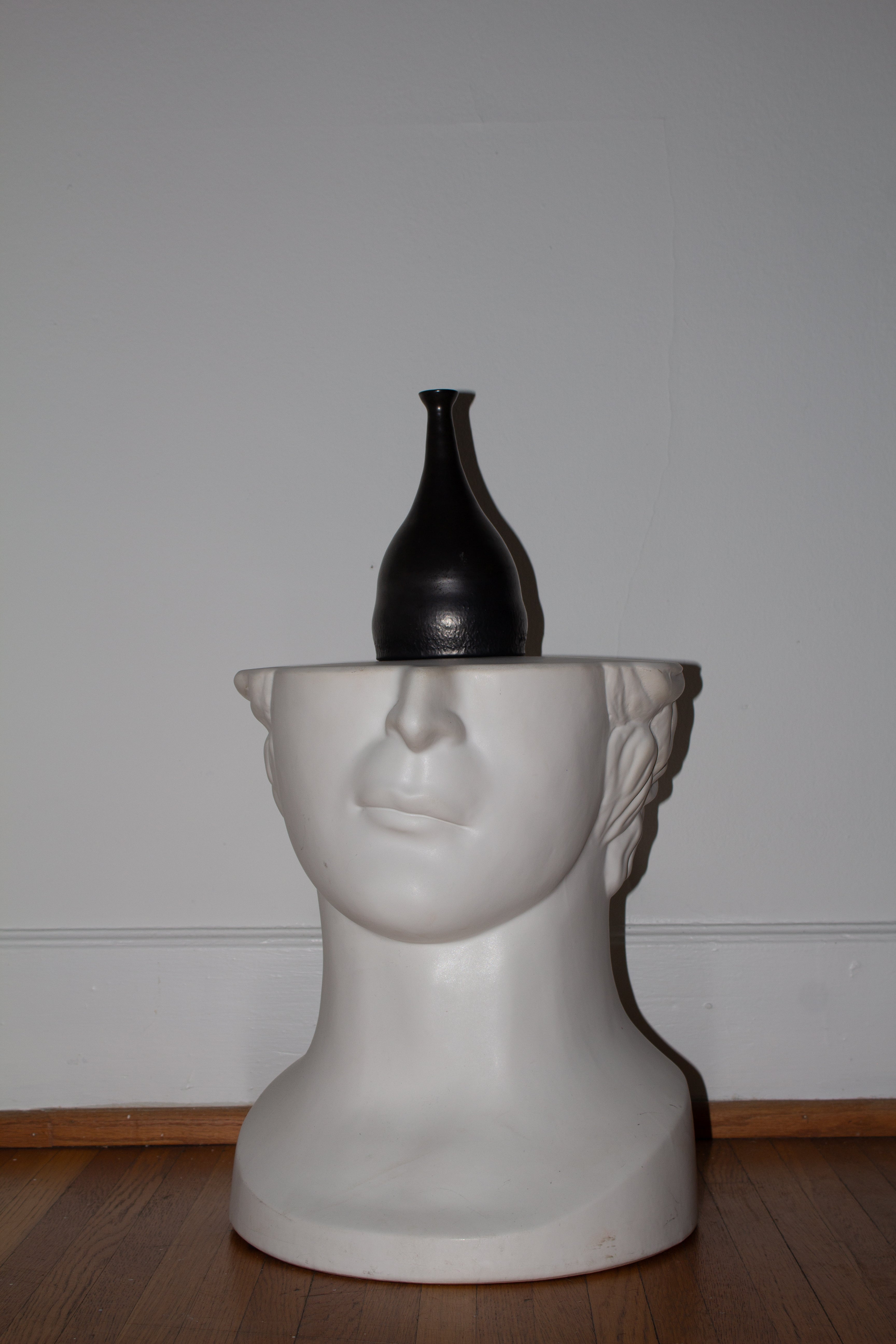 Long Neck Metallic Vase