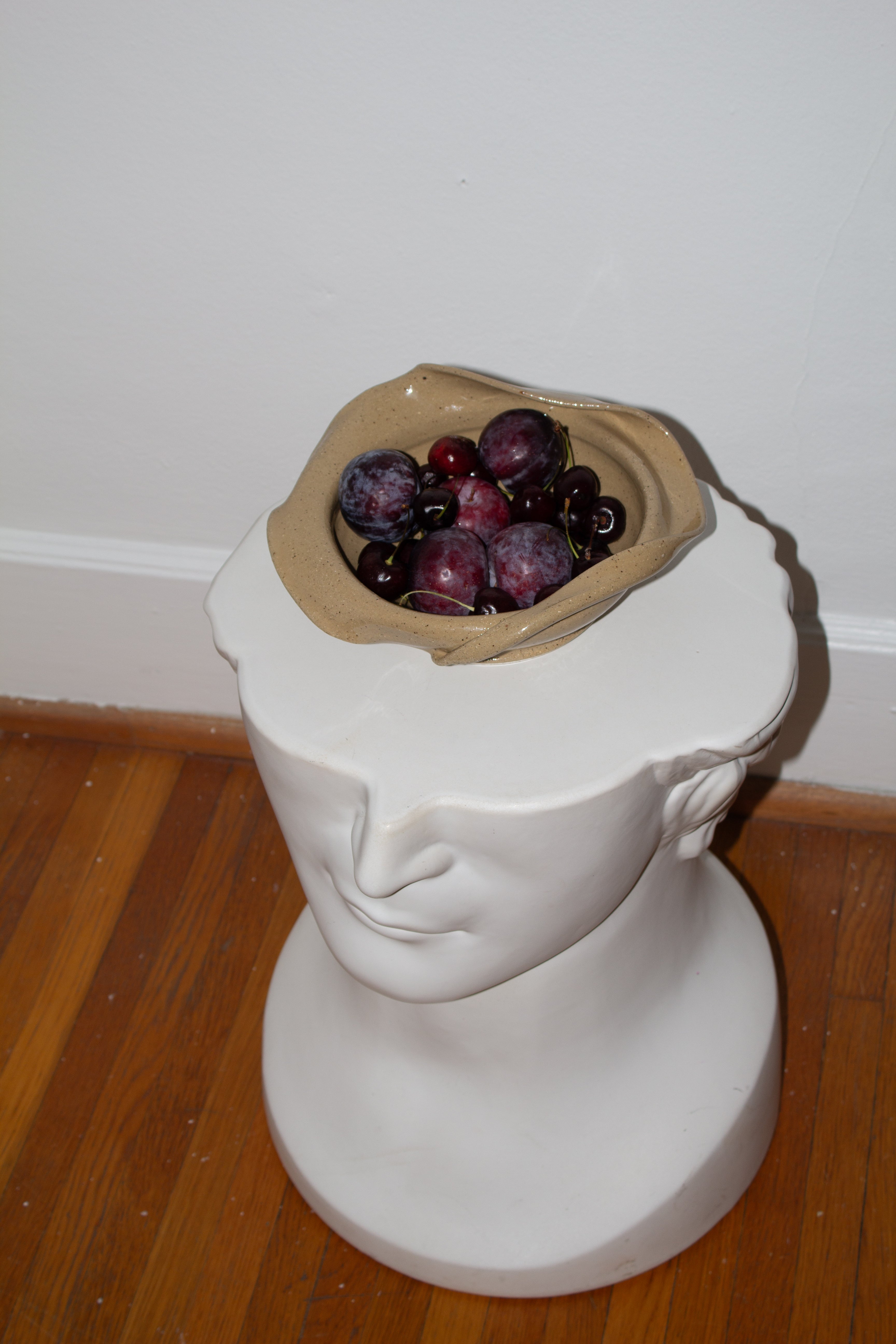 Draped Sand Fruit Bowl