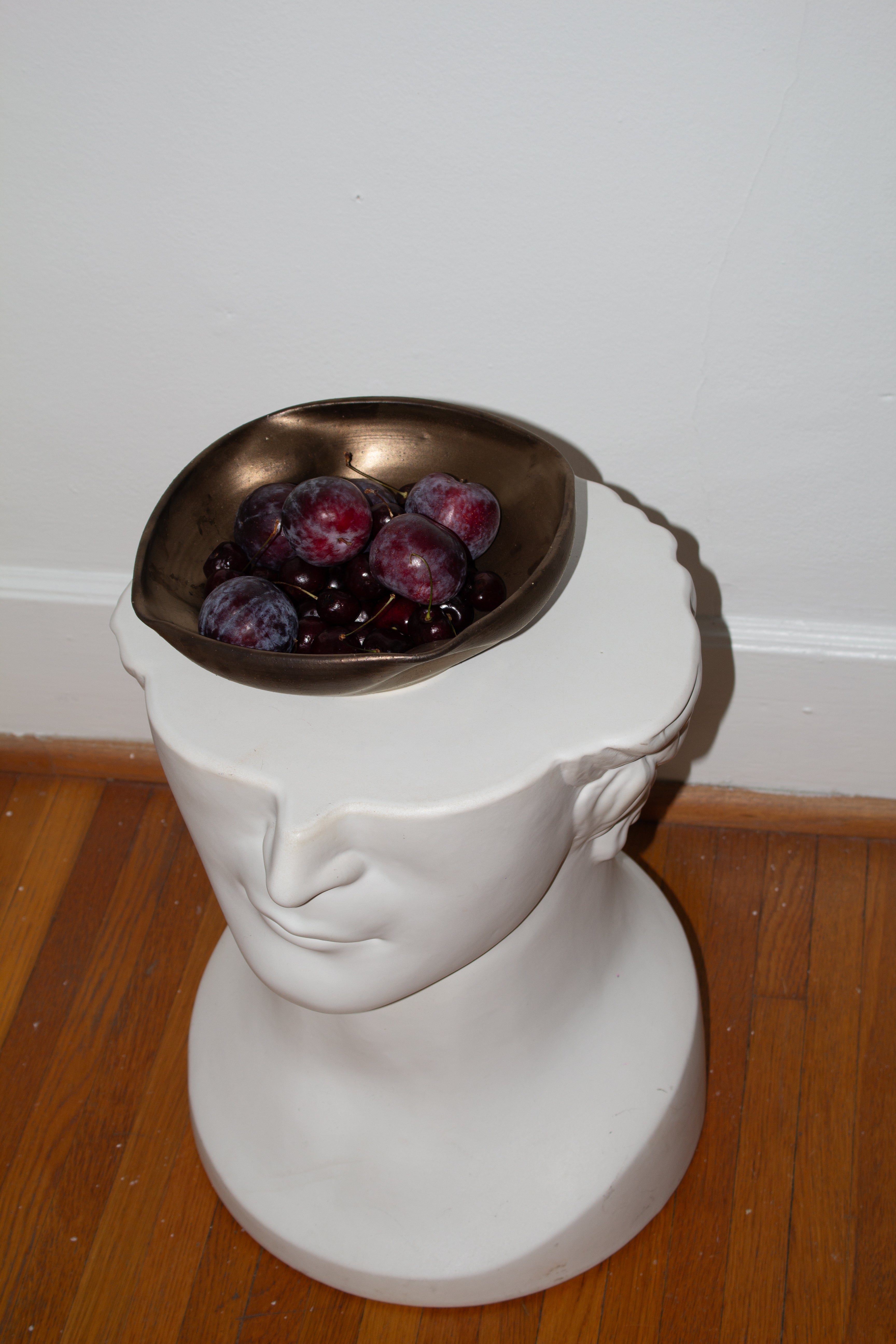 Gold Elongated Fruit Bowl